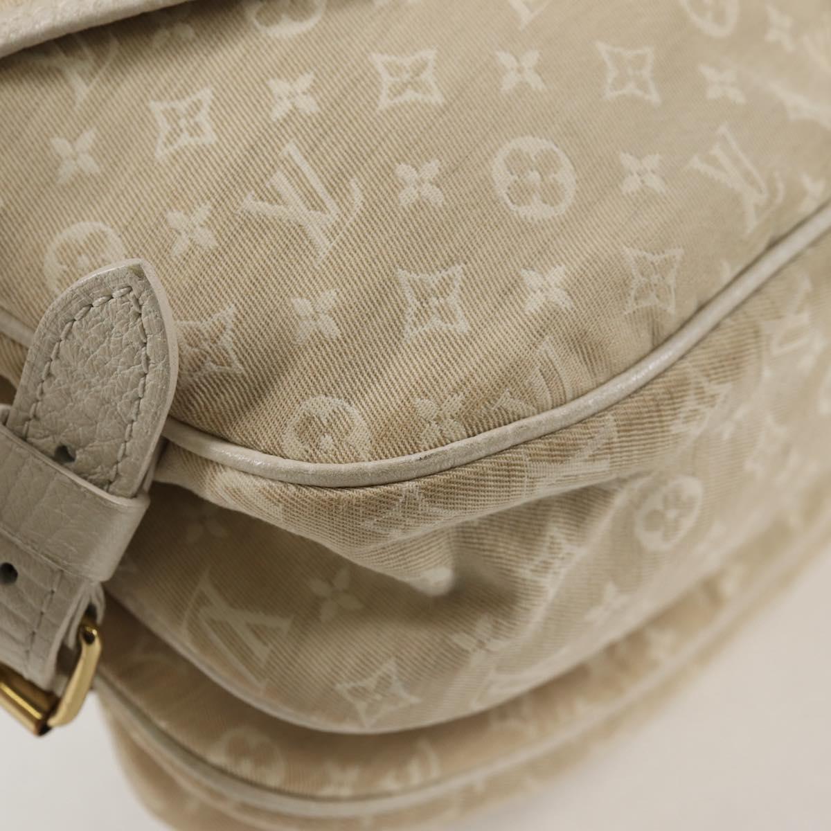 Louis Vuitton Saumur, Beige, Canvas, shoulder