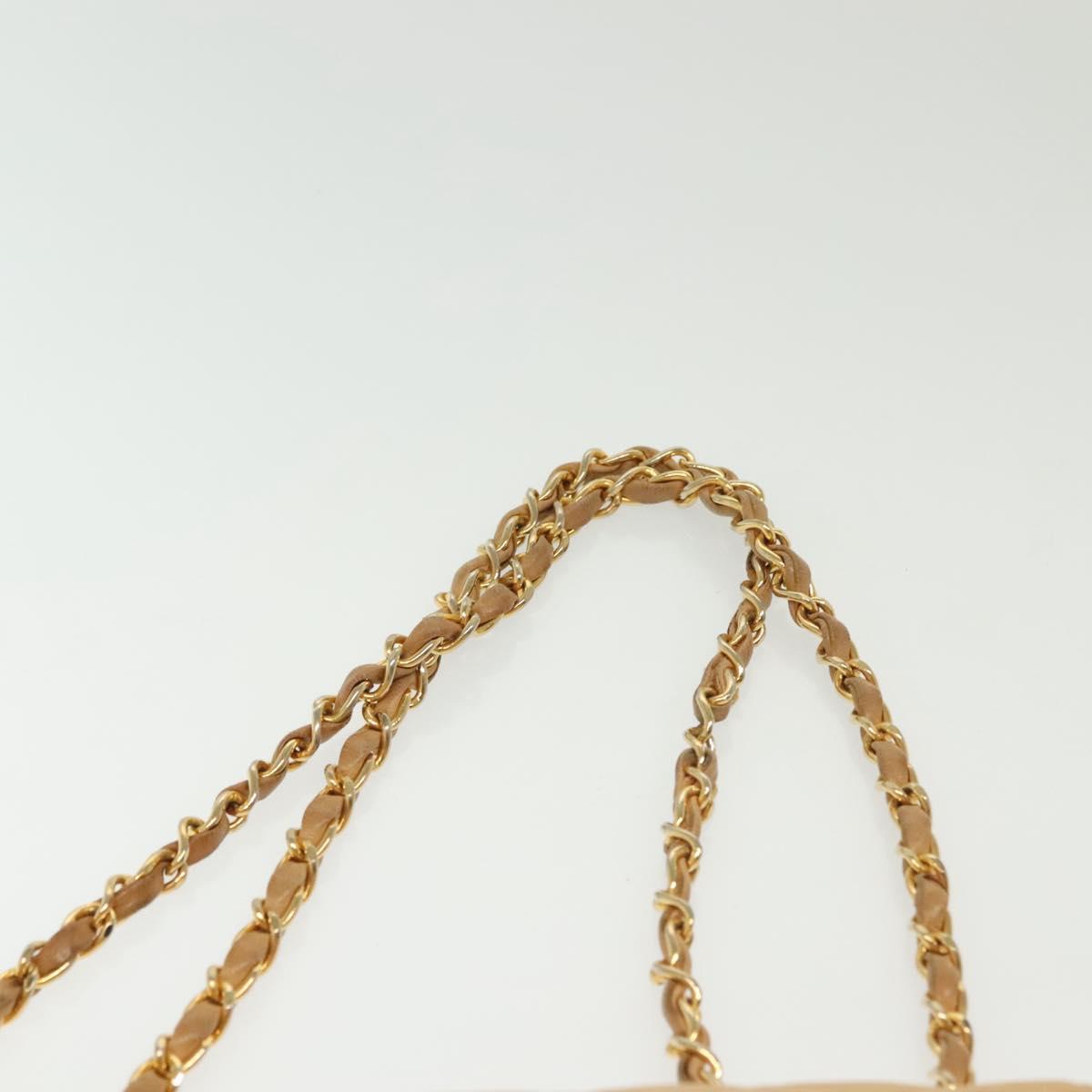 Chanel Matelassé, Brown, Leather, shoulder