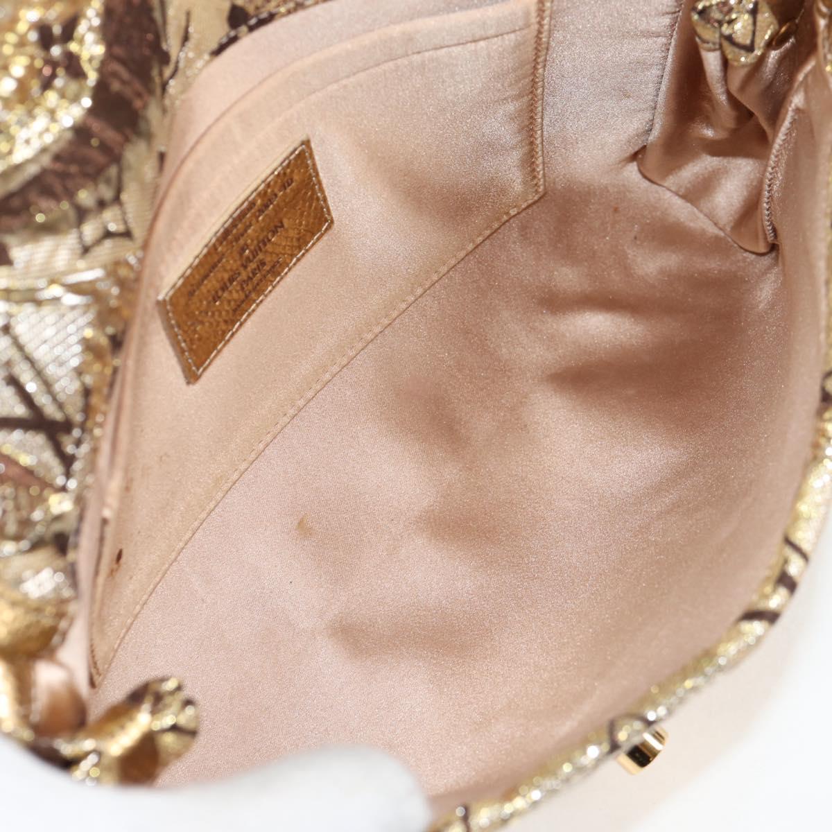 Louis Vuitton, Gold, Canvas, clutch