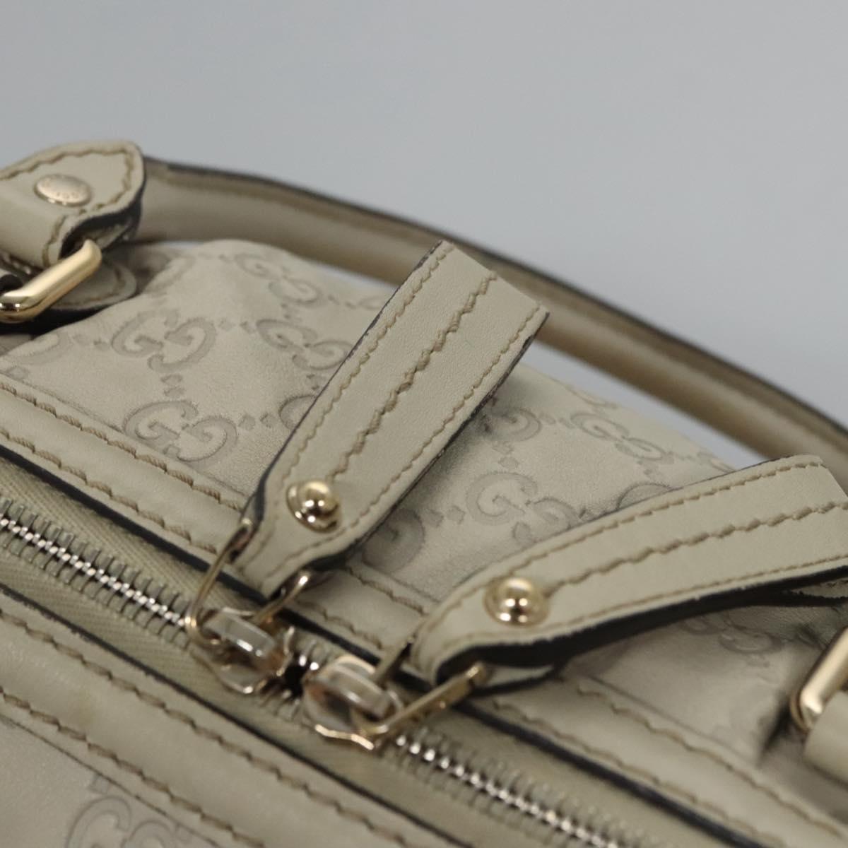 Gucci Sukey, White, Canvas, tote