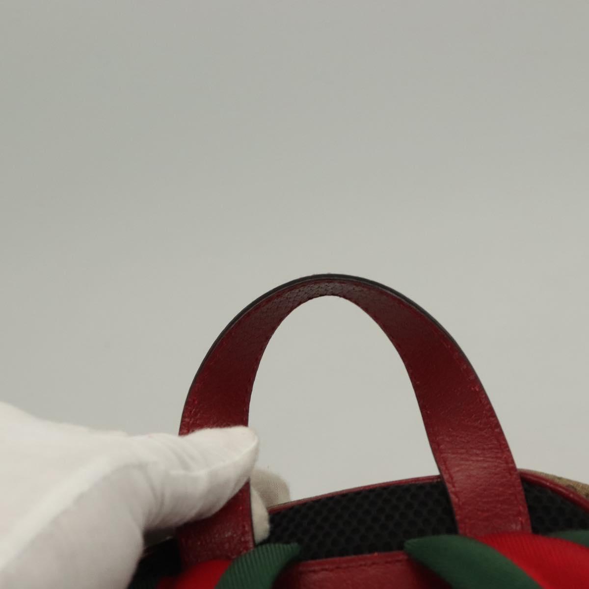 Gucci Doraemon, Beige, Canvas, backpack