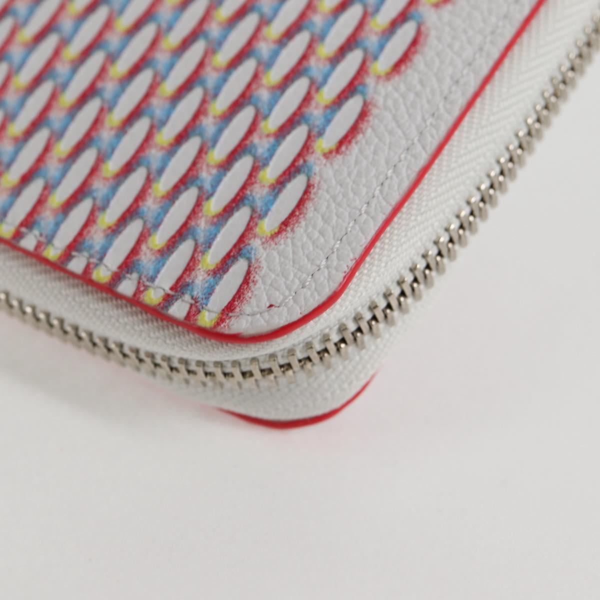 Louis Vuitton Zippy Wallet Vertical, White, Leather, wallet