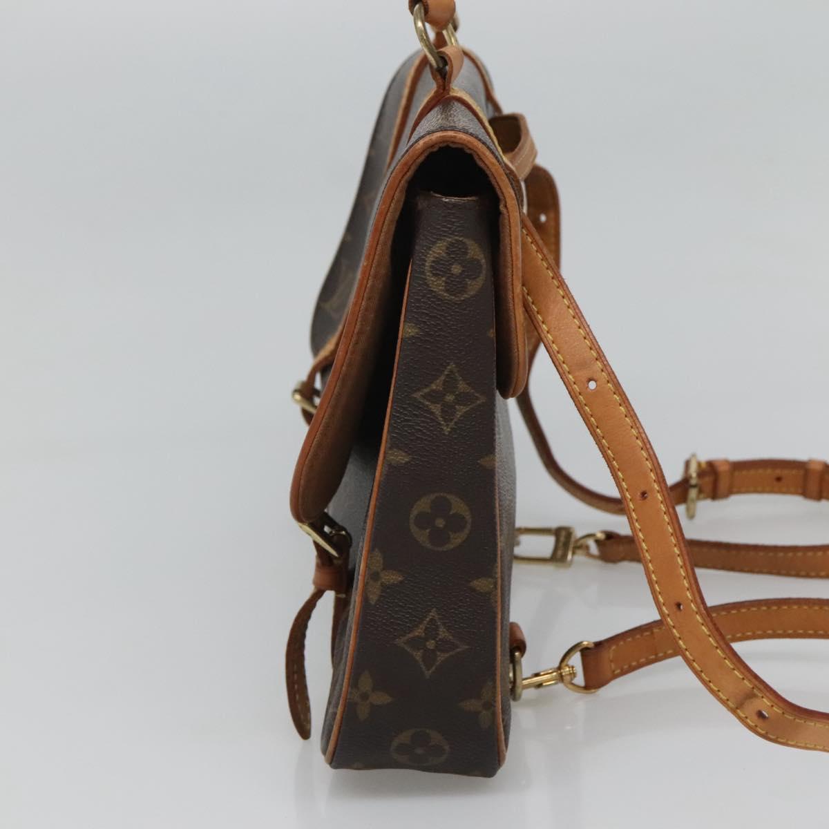 Louis Vuitton Marelle, Brown, Canvas, backpack