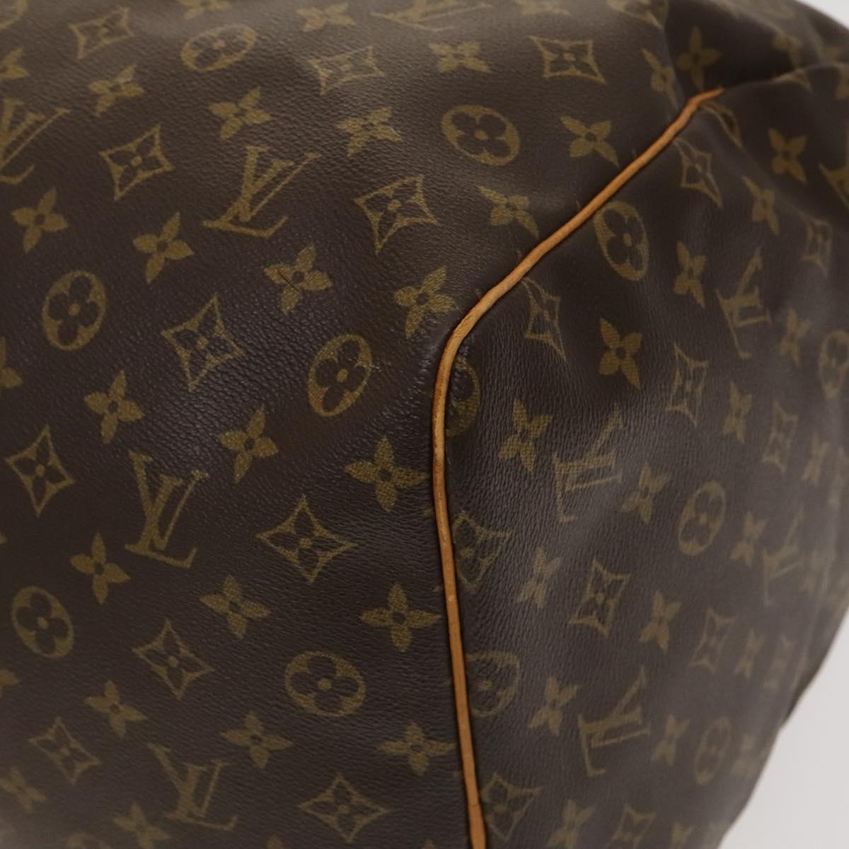 Louis Vuitton Keepall 60, Brown, Canvas, travel