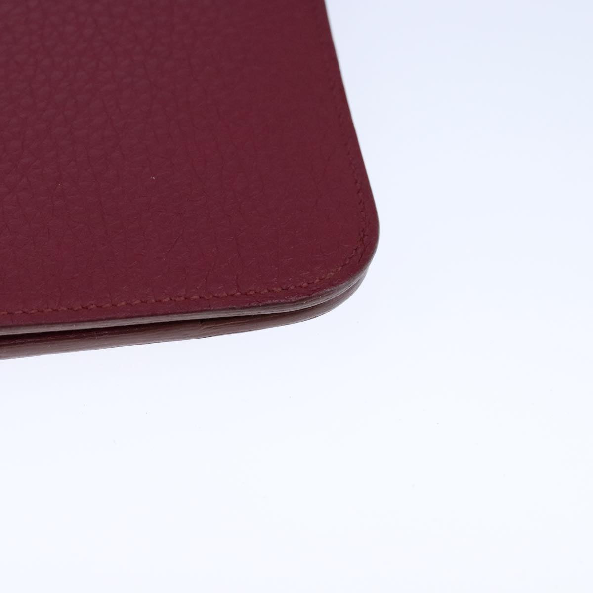 Hermès Dogon, Burgundy, Leather, wallet