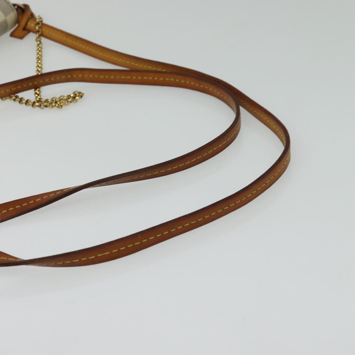 Louis Vuitton Favorite, White, Canvas, shoulder