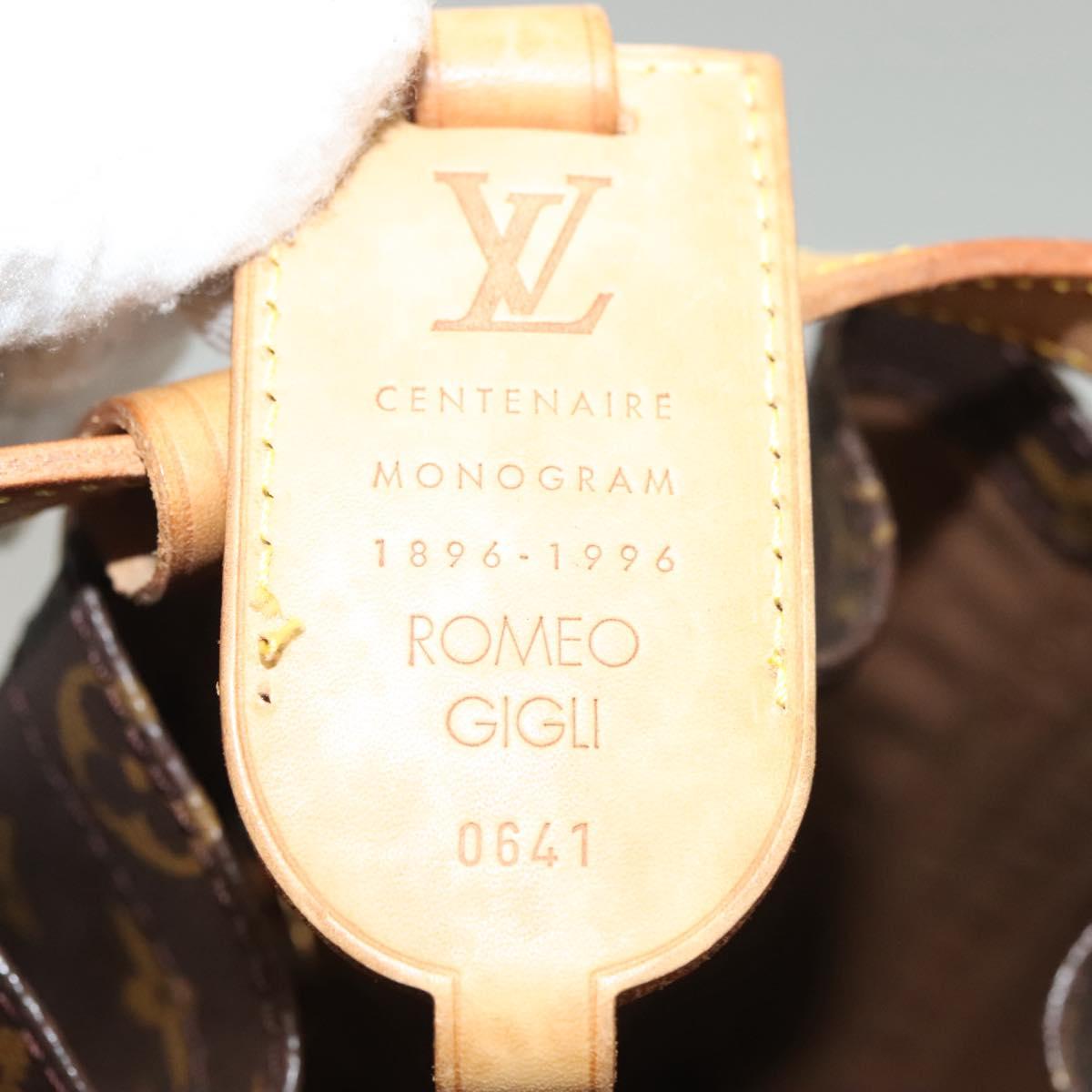 Louis Vuitton Romeo Gigli, Brown, Canvas, backpack
