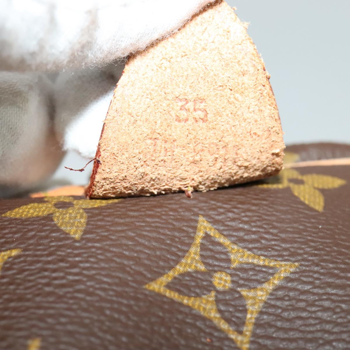Louis Vuitton Sac Souple, Brown, Canvas, travel