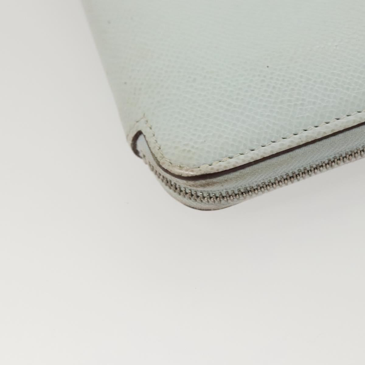 Hermès Silk'In, White, Leather, wallet
