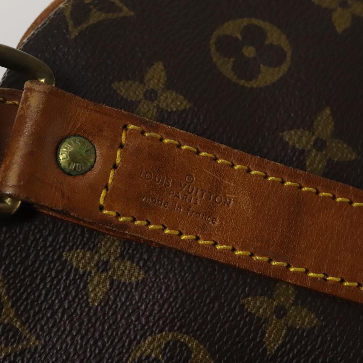 Louis Vuitton Keepall Bandoulière 55, Brown, Canvas, travel