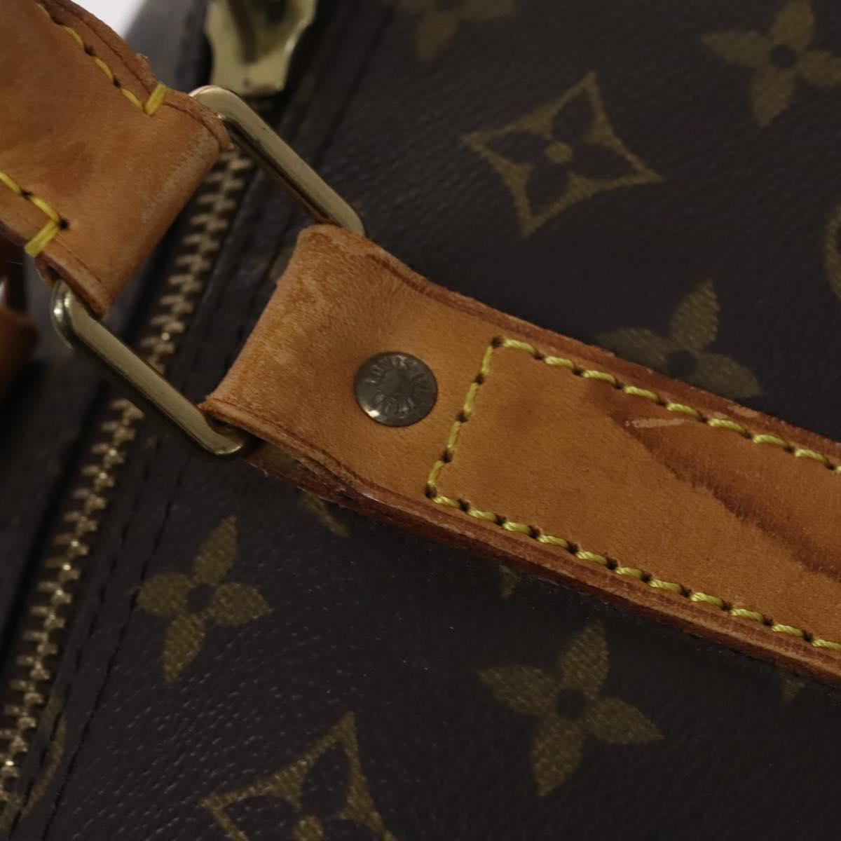 Louis Vuitton Keepall Bandoulière 60, Brown, Canvas, travel