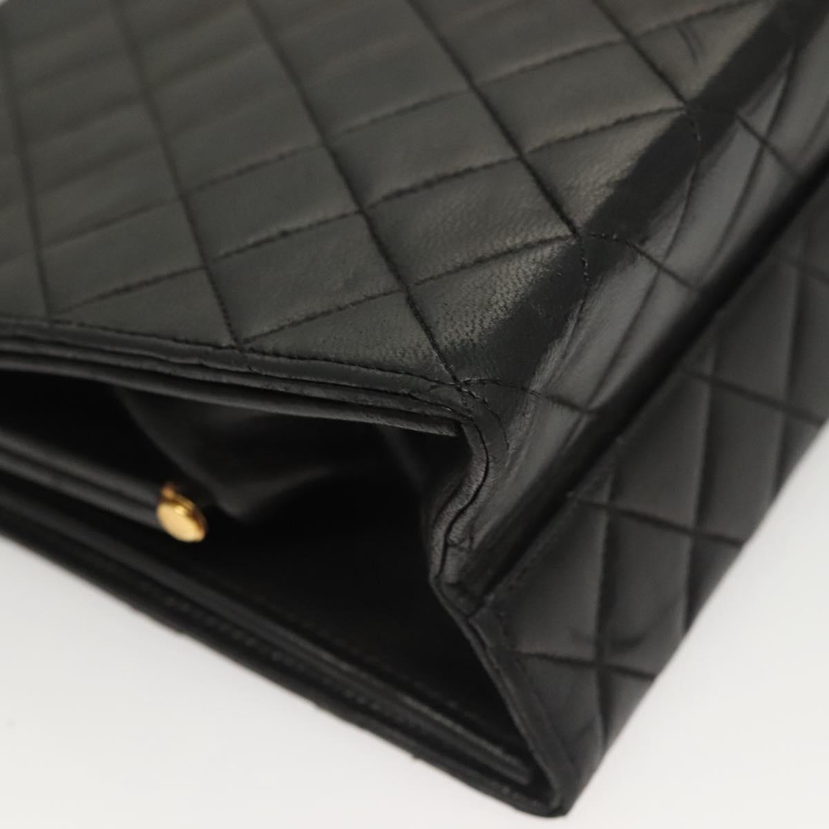Chanel Vintage, Black, Leather, handbag