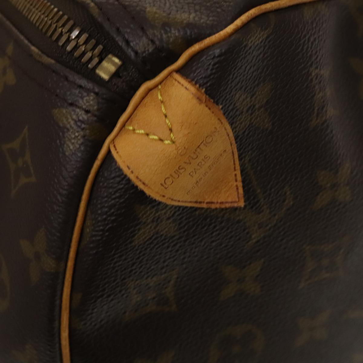 Louis Vuitton Keepall 60, Brown, Canvas, travel