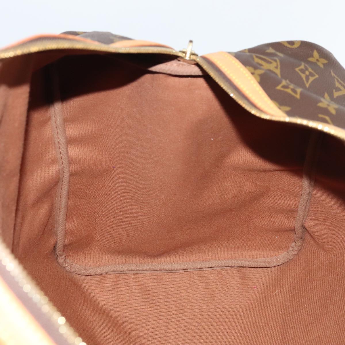 Louis Vuitton Sac Souple, Brown, Canvas, travel