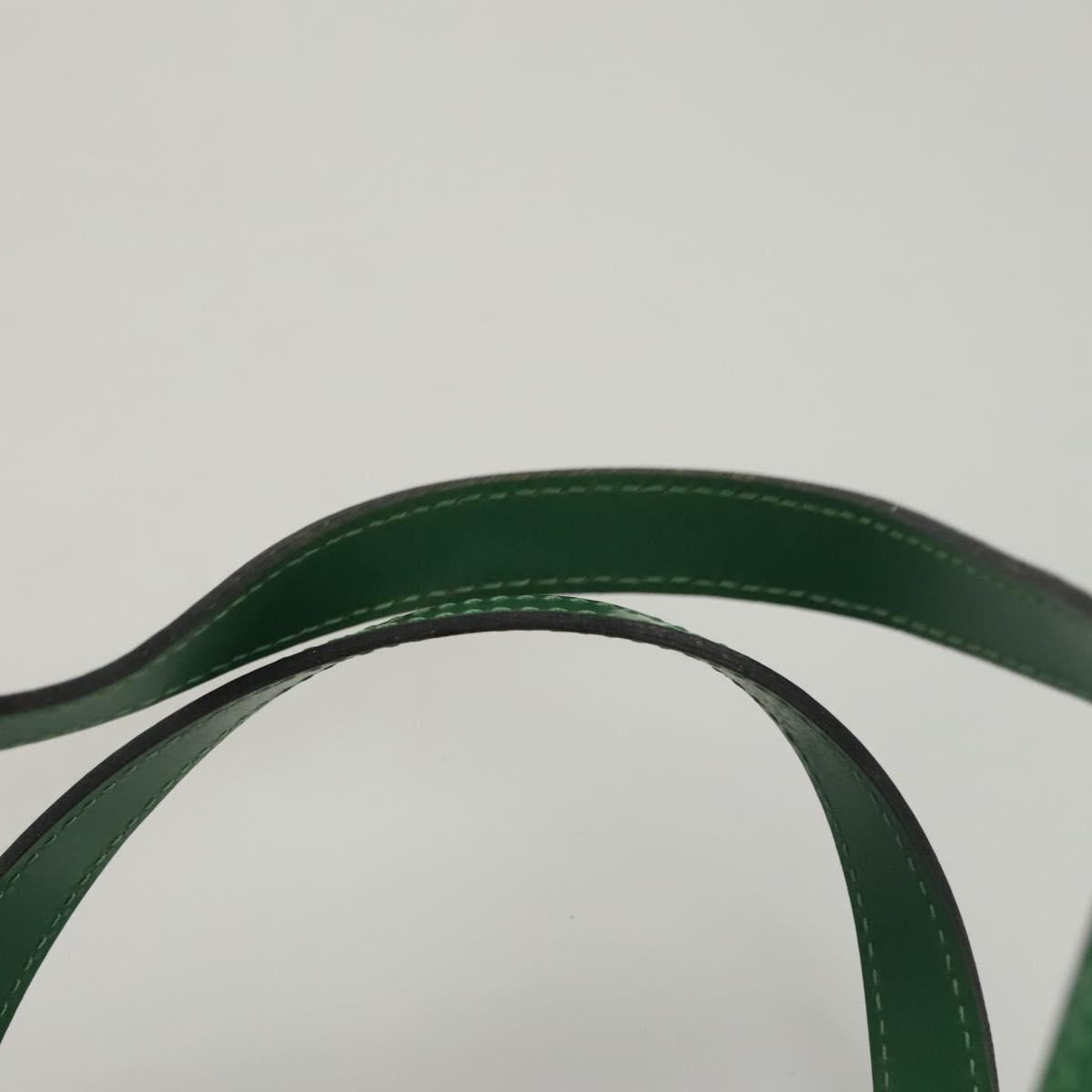 Louis Vuitton Soufflot, Green, Leather, handbag