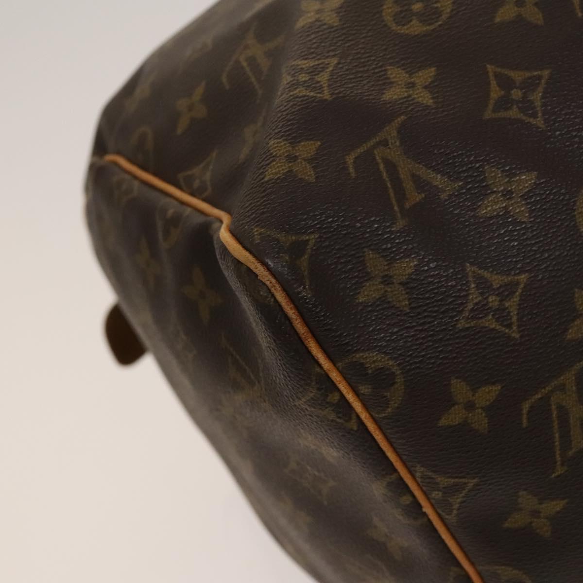 Louis Vuitton Keepall 55, Brown, Canvas, travel
