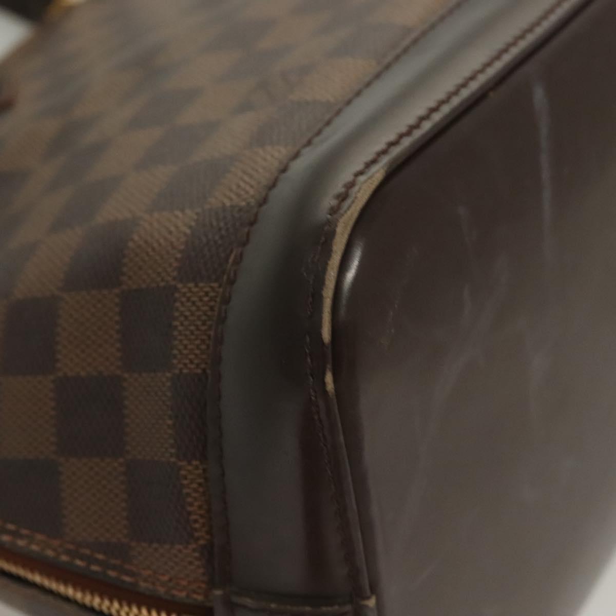 Louis Vuitton Alma, Brown, Canvas, handbag