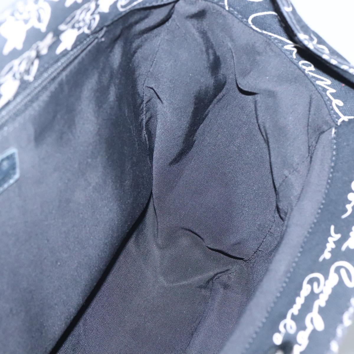 Chanel, Black, Canvas, tote