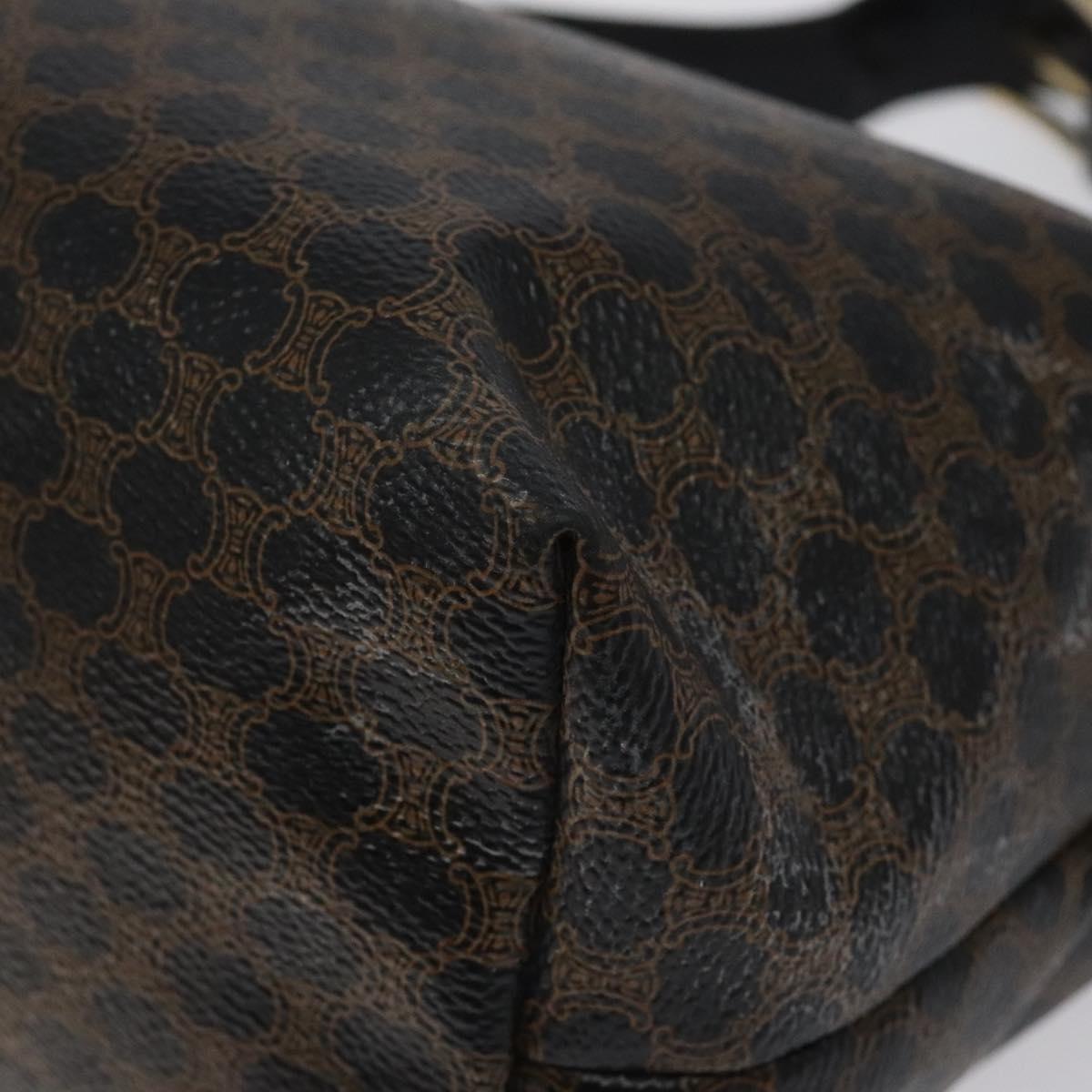 Céline Macadam, Brown, Canvas, shoulder