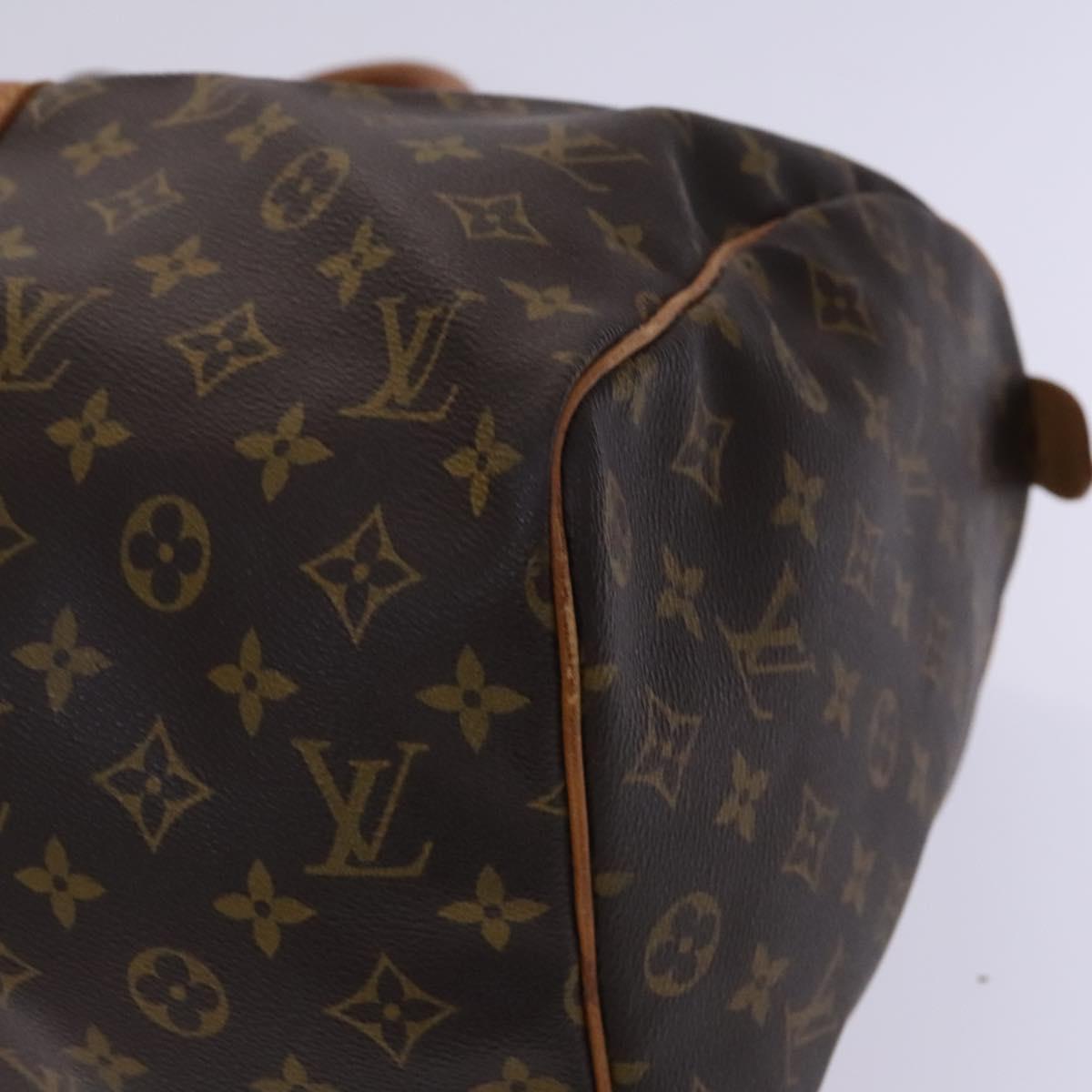 Louis Vuitton Keepall 45, Brown, Canvas, travel