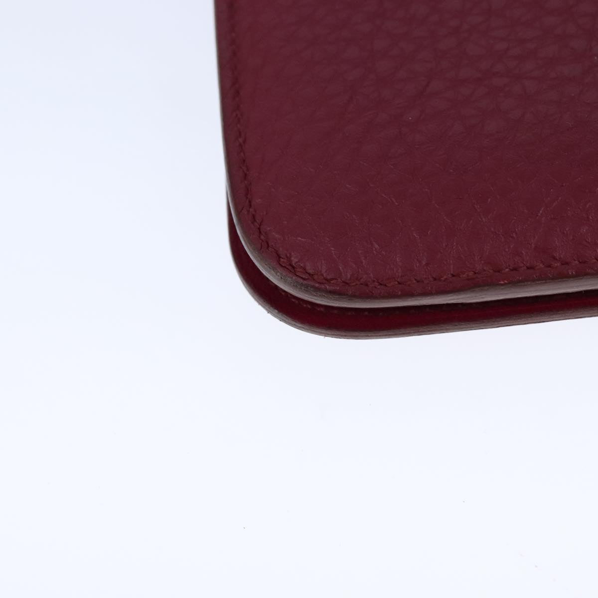 Hermès Dogon, Burgundy, Leather, wallet