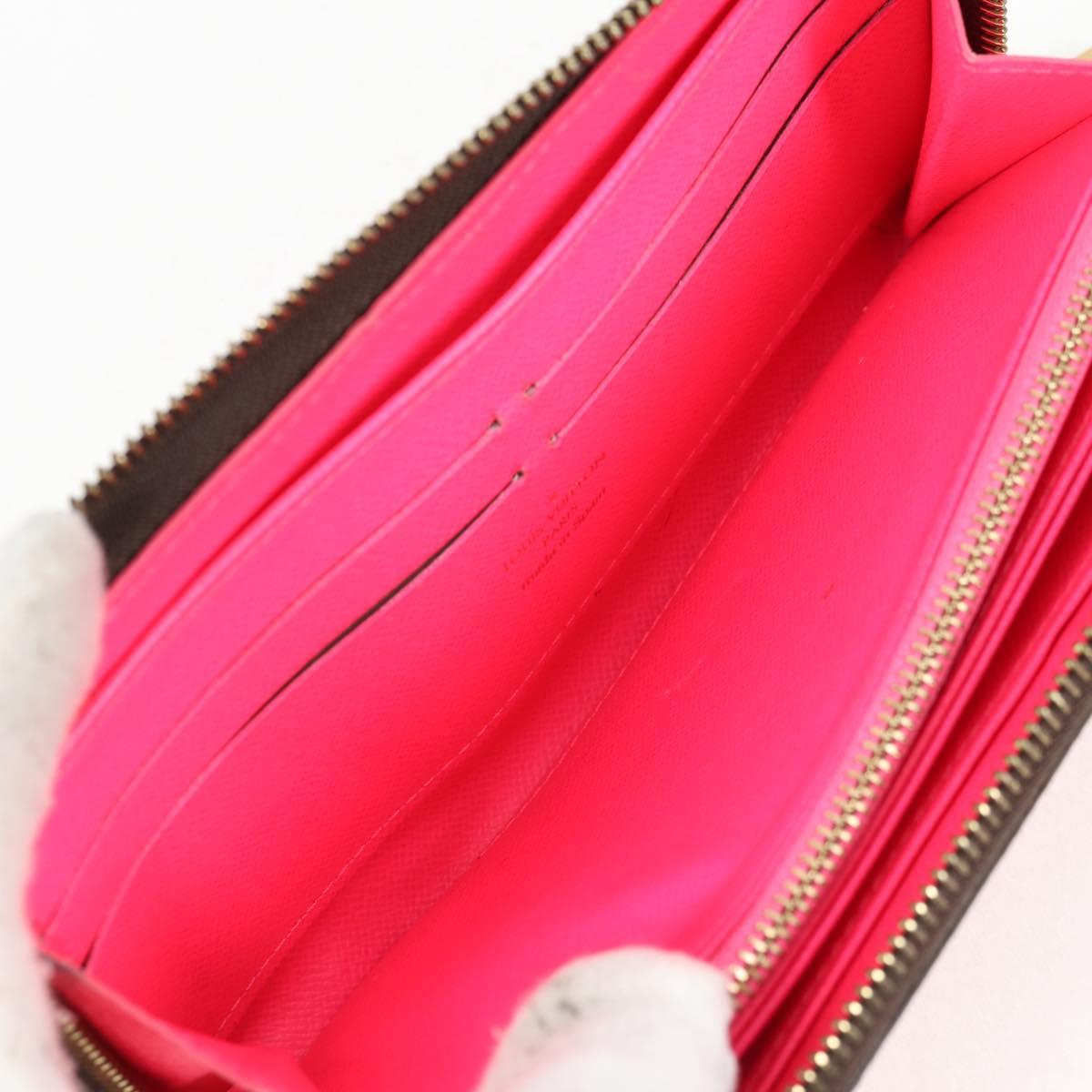 Louis Vuitton Zippy wallet, Pink, Canvas, wallet