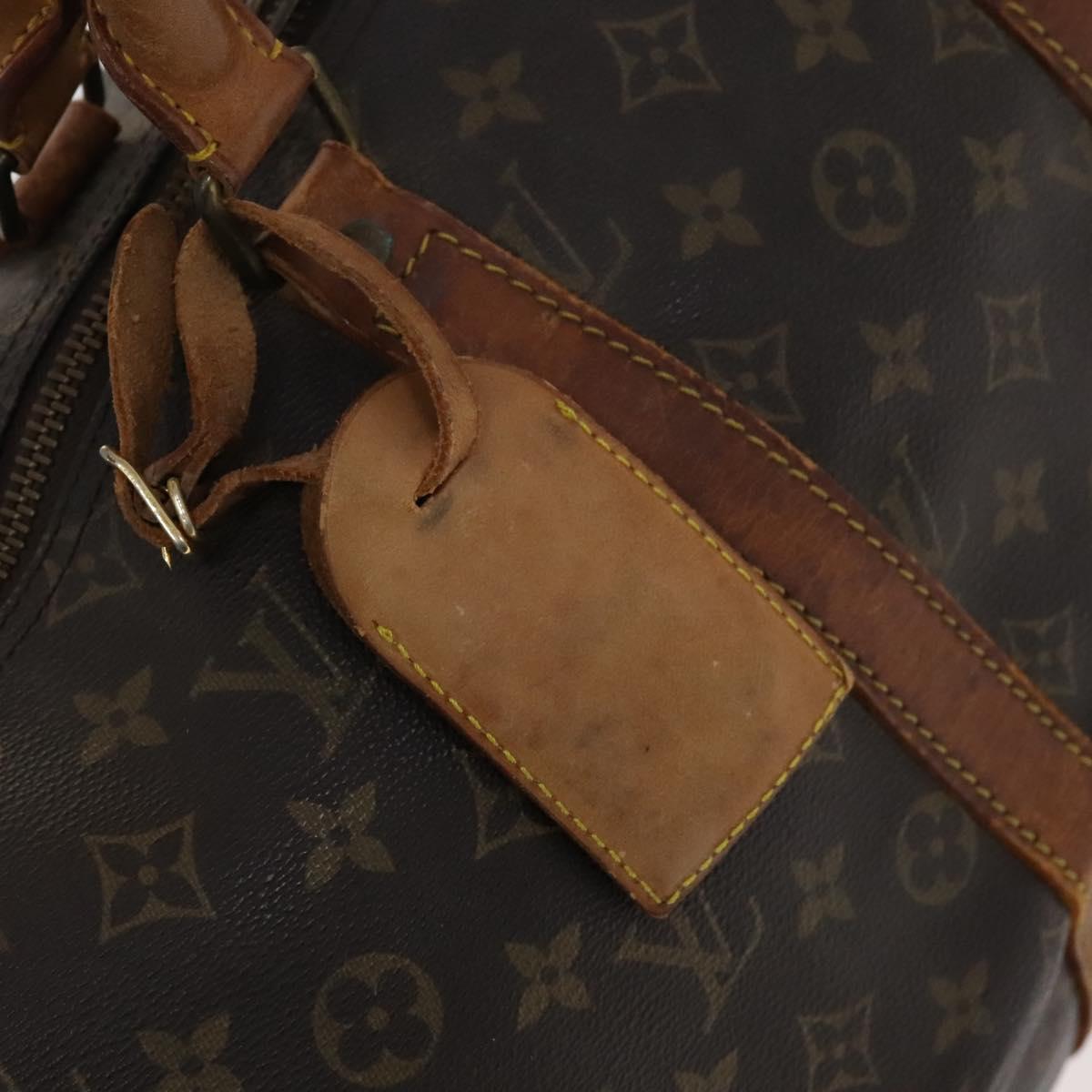 Louis Vuitton Keepall 45, Brown, Canvas, travel
