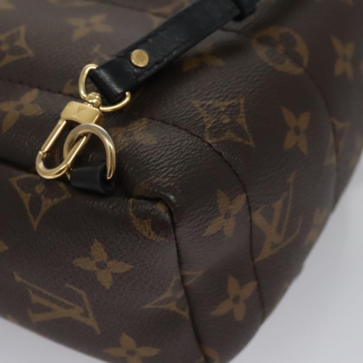 Louis Vuitton Palm Springs mini, Brown, Canvas, backpack