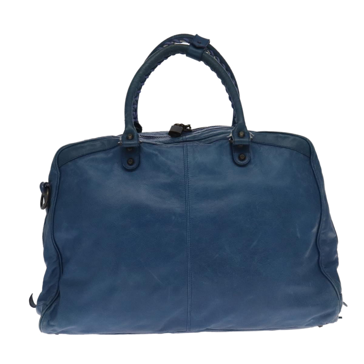 Balenciaga, Blue, Leather, handbag