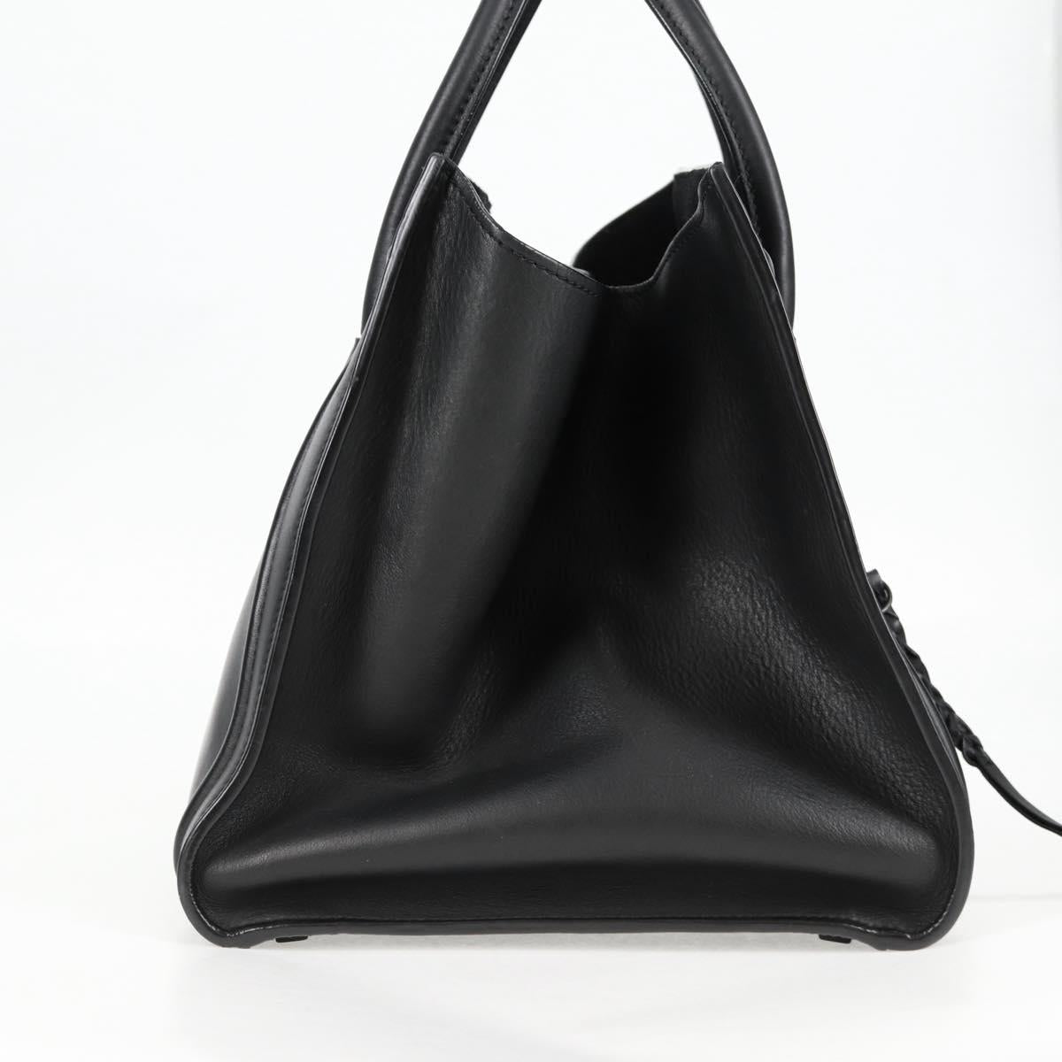 Céline Luggage Phantom, Black, Leather, tote