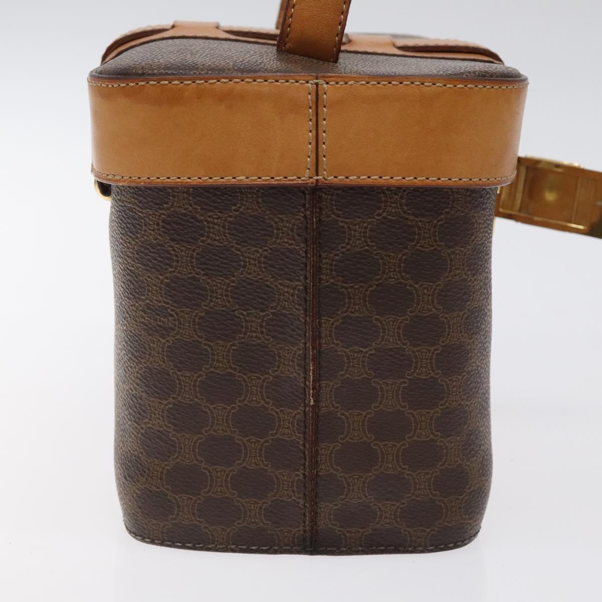 Céline Vanity, Brown, Canvas, handbag