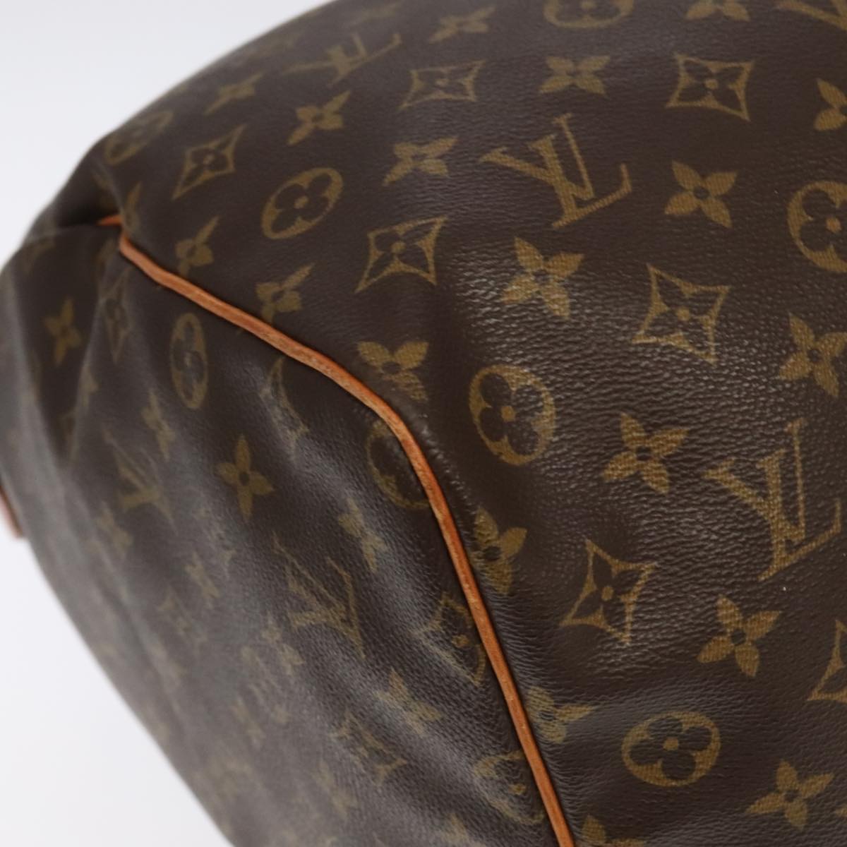 Louis Vuitton Keepall 60, Brown, Canvas, travel