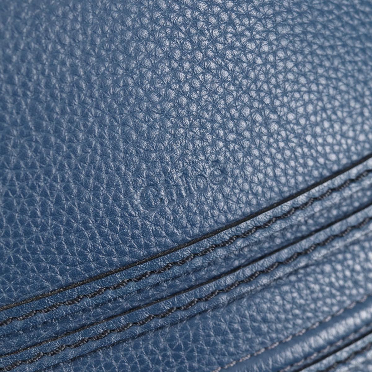 Chloé Marcie, Navy, Leather, handbag