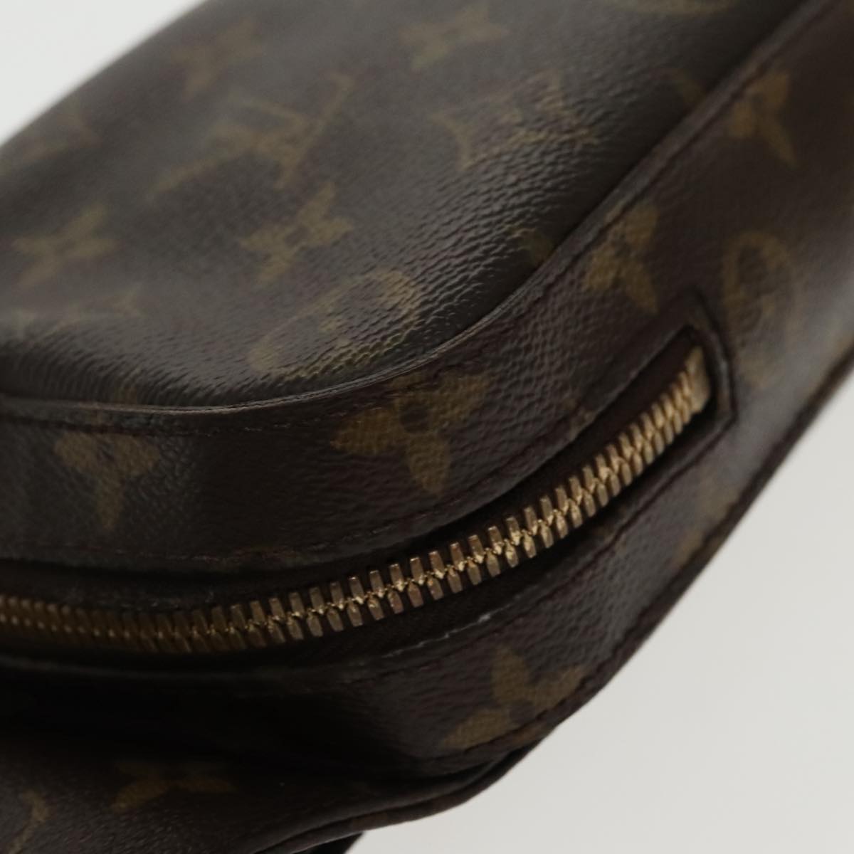 Louis Vuitton Geronimos, Brown, Canvas, shoulder
