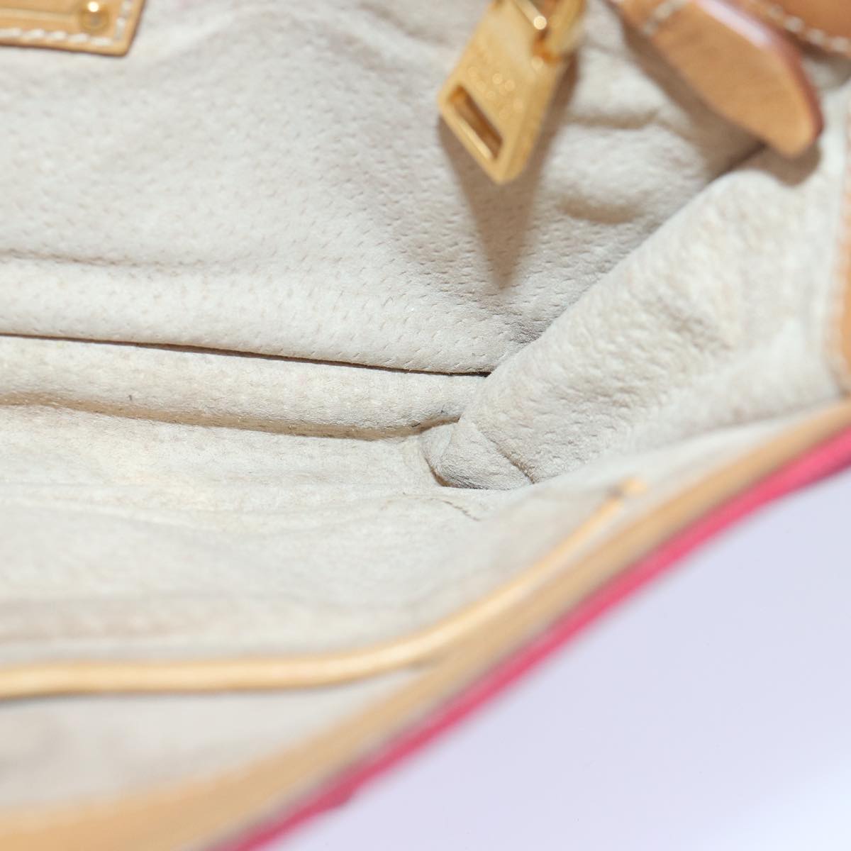 Prada, Red, Canvas, shoulder