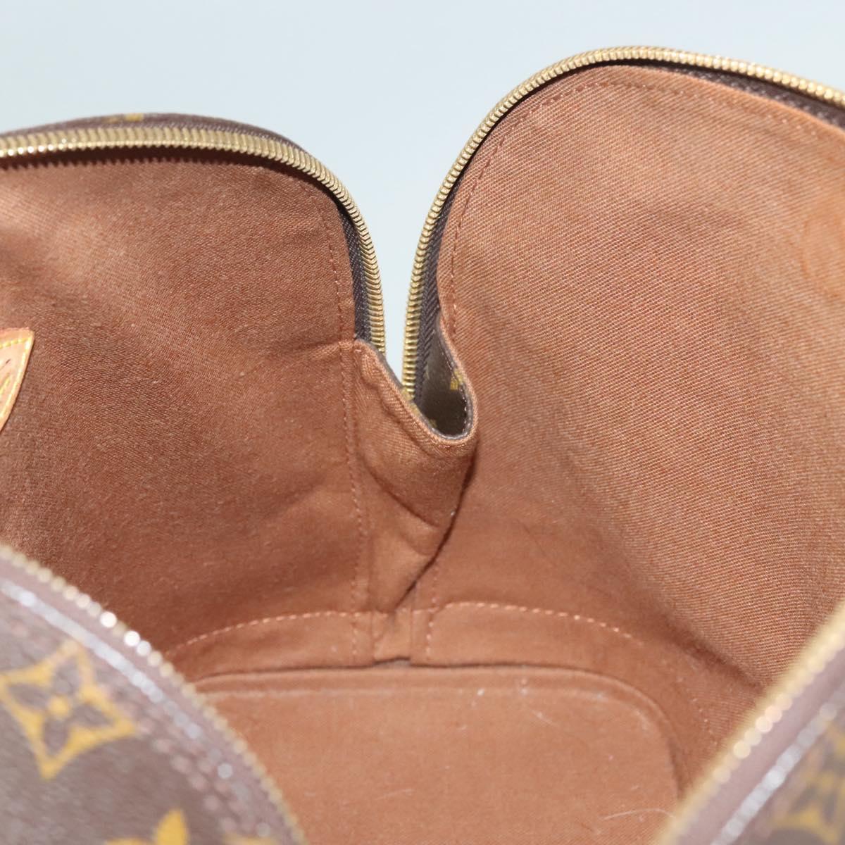 Louis Vuitton Alma, Brown, Canvas, handbag