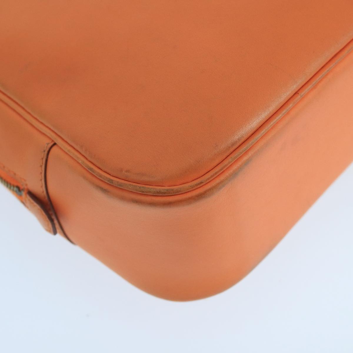 Hermès Plume, Orange, Leather, handbag