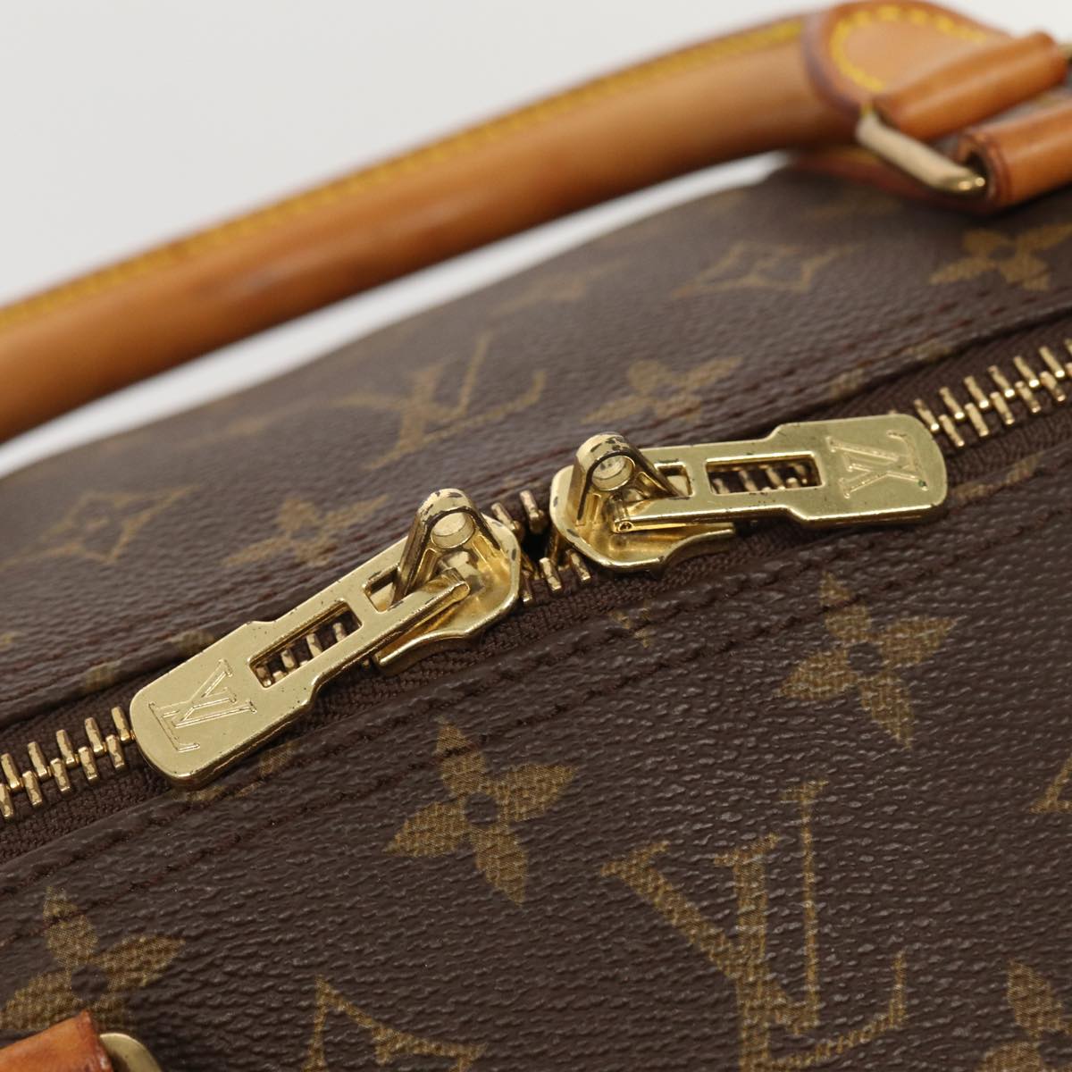 Louis Vuitton Keepall 60, Brown, Canvas, travel