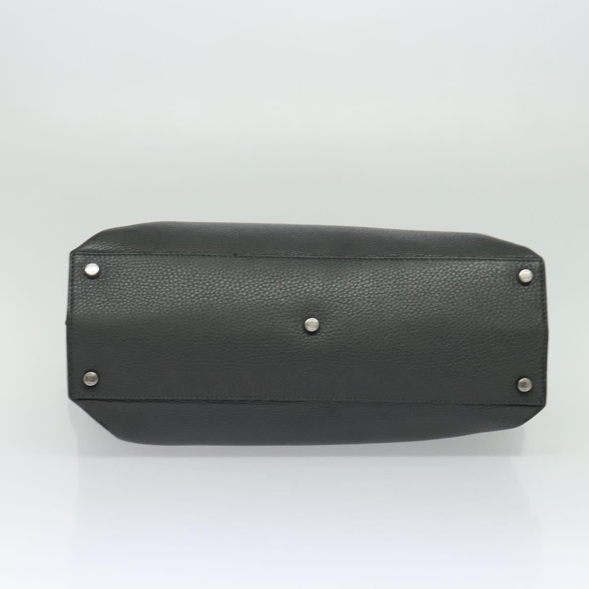 Fendi Peekaboo, Grey, Leather, handbag