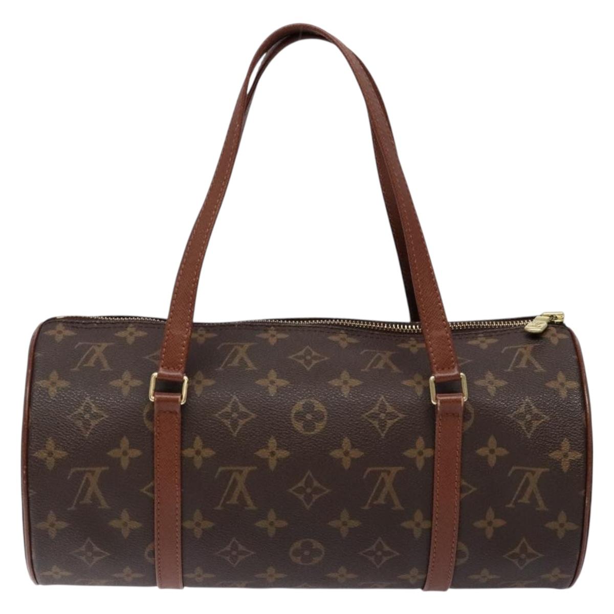 Louis Vuitton Papillon 30, Brown, Canvas, shoulder