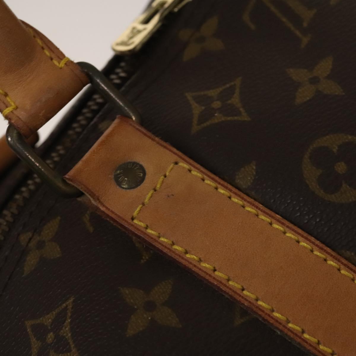 Louis Vuitton Keepall 60, Brown, Canvas, travel