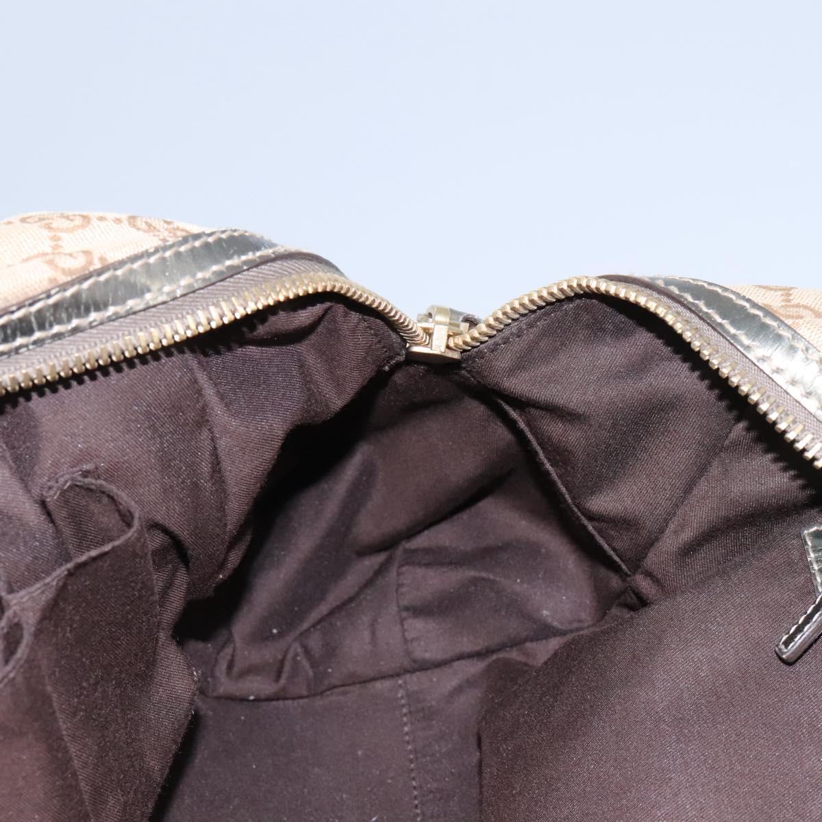 Gucci Bamboo, Beige, Canvas, handbag