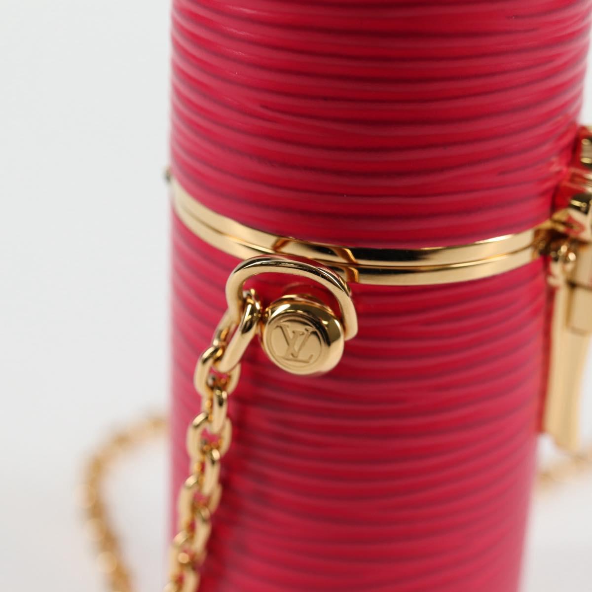 Louis Vuitton Lipstick, Red, Leather, clutch