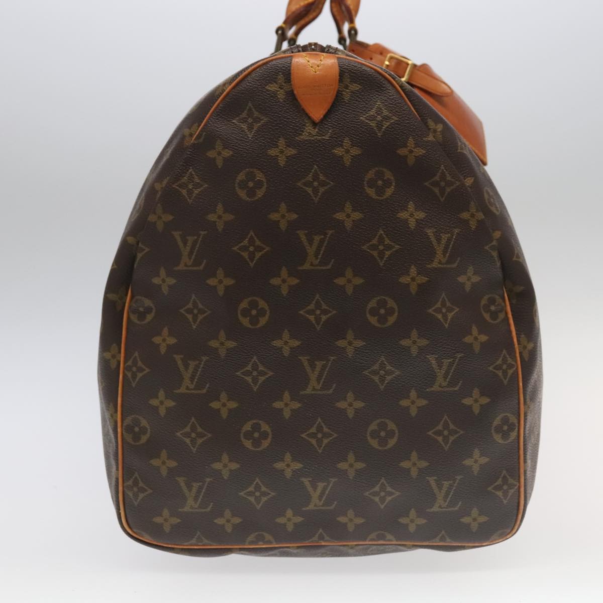 Louis Vuitton Keepall 60, Brown, Canvas, travel