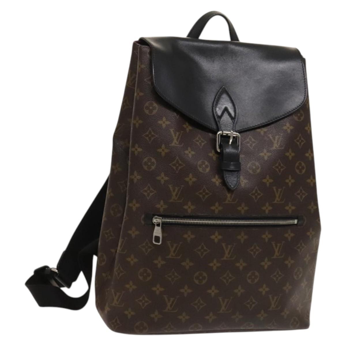Louis Vuitton Palk, Brown, Canvas, backpack