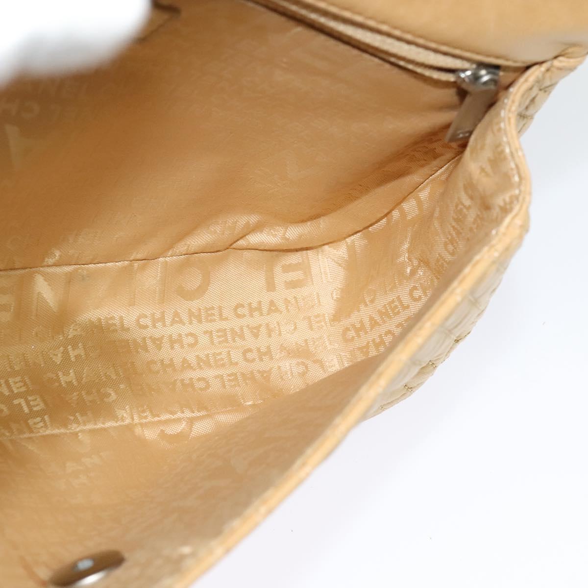 Chanel Bubble Quilt, Beige, Leather, shoulder
