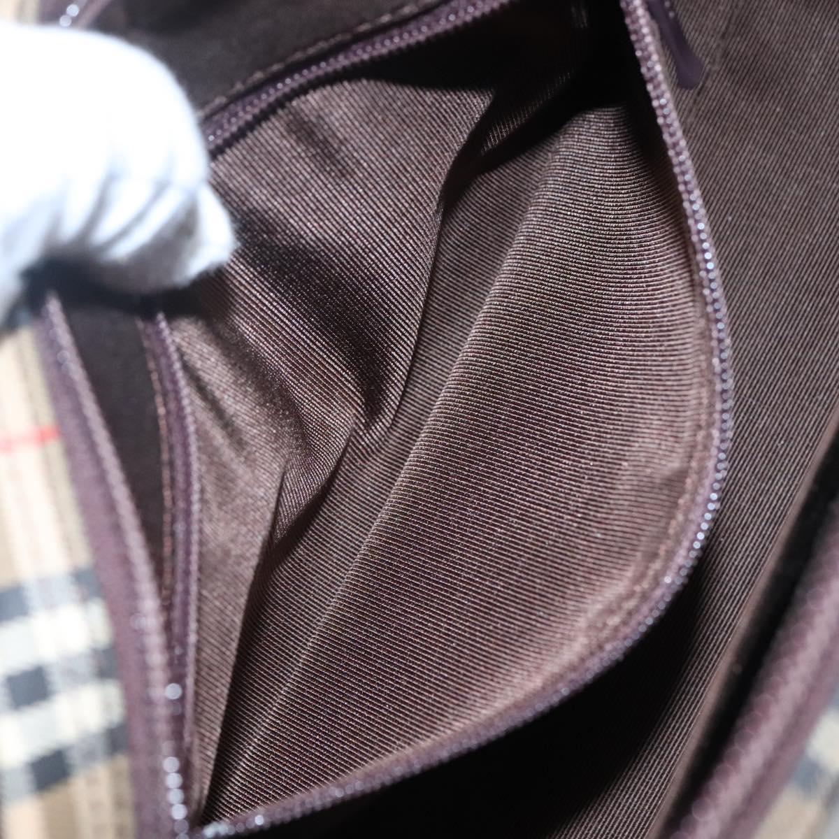 Burberry Nova Check, Beige, Canvas, handbag