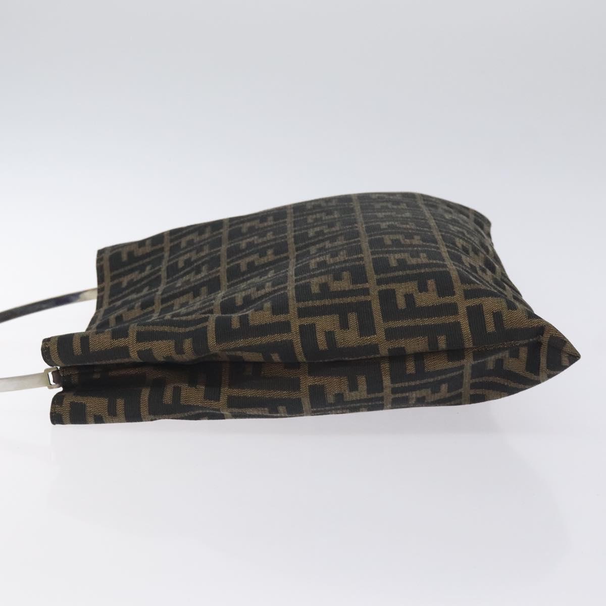 Fendi Zucca, Brown, Canvas, handbag