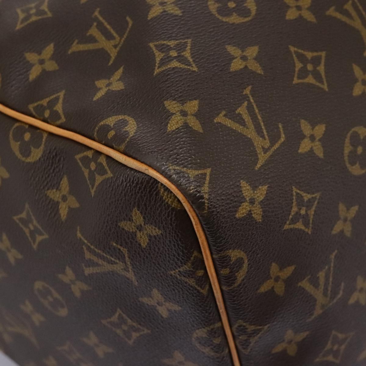 Louis Vuitton Keepall 55, Brown, Canvas, travel