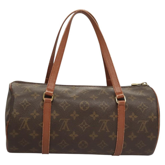 Louis Vuitton Papillon Handbag Monogram Canvas, BROWN, CANVAS, Handbag
